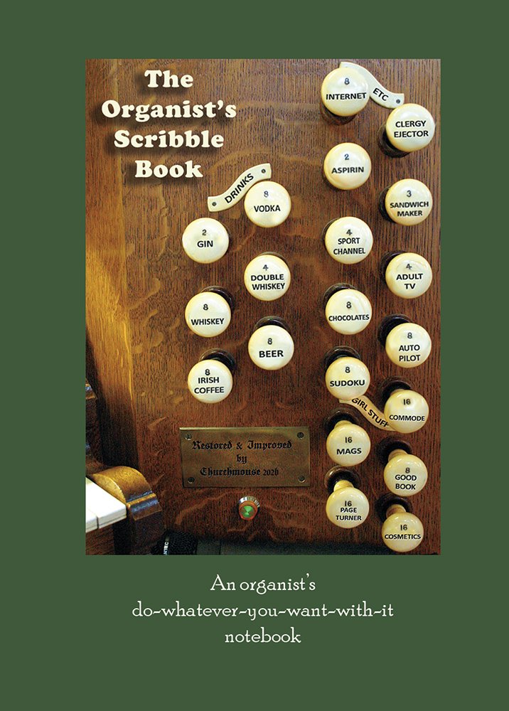 9780473806514 Organist's Scribble book cover