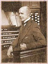 hollins Alfred Hollins at the organ console