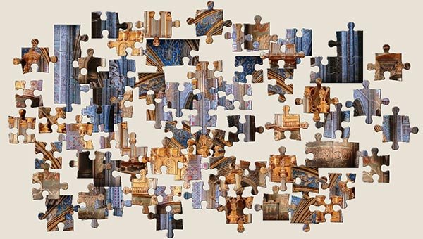Dudley ‘helping with computer work’ jigsaw puzzle